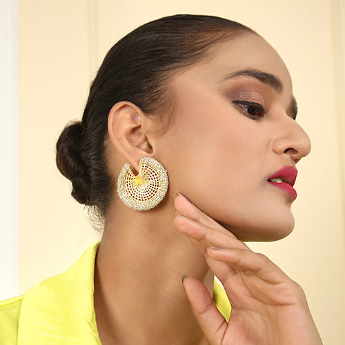 Sliver Wave Earring