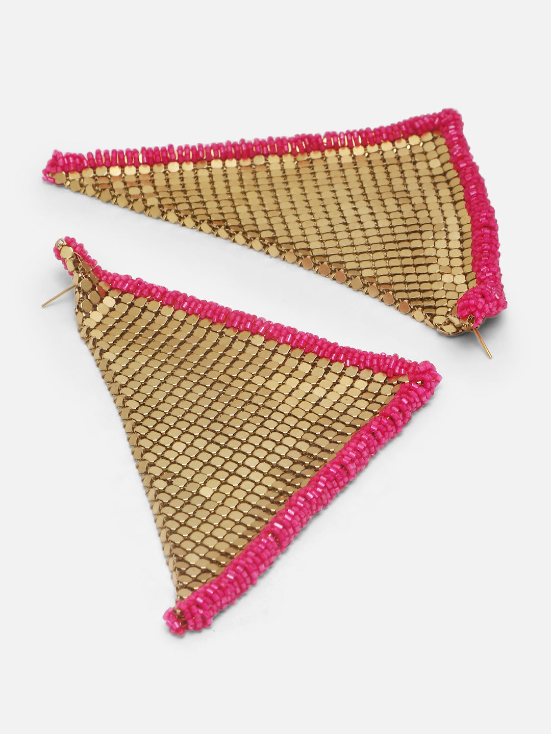 Hot Pink Drape Earrings