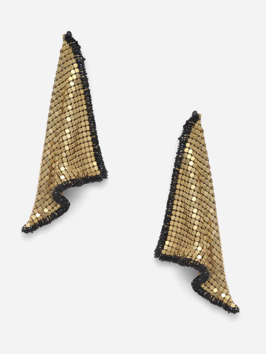 Black Drape Earrings