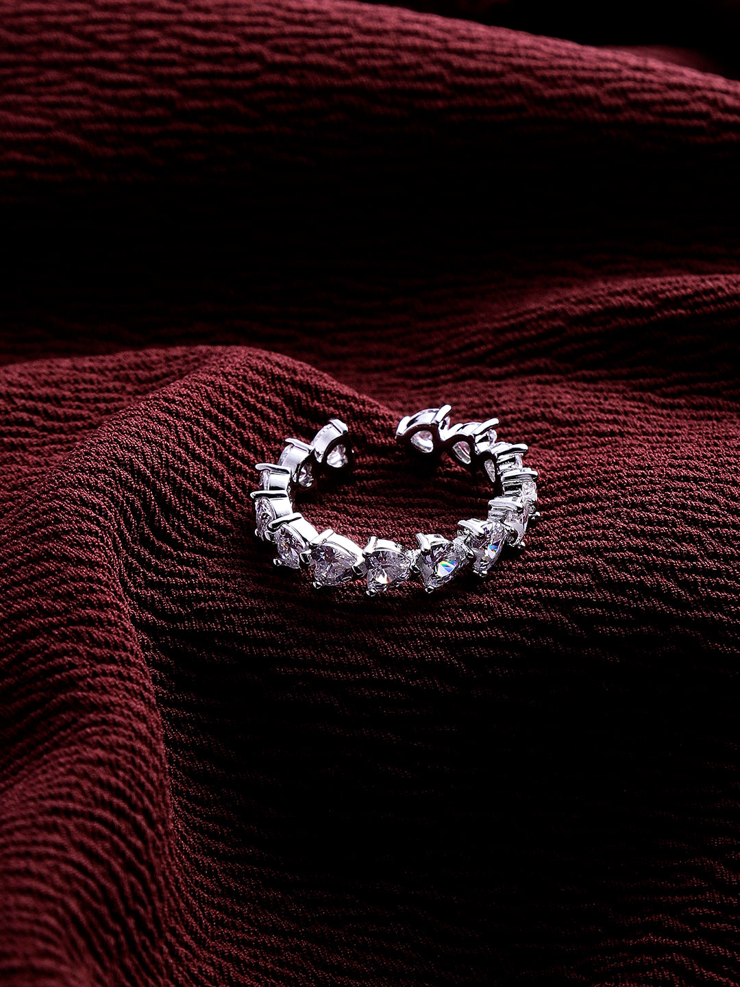 White Zirconia Ring