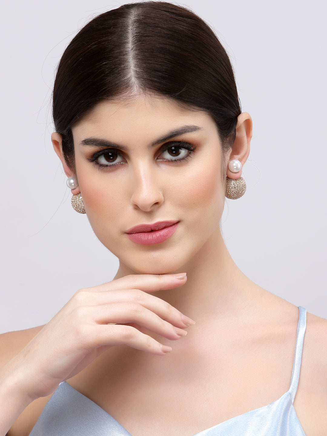 Golden Kirakira Dual Studs
