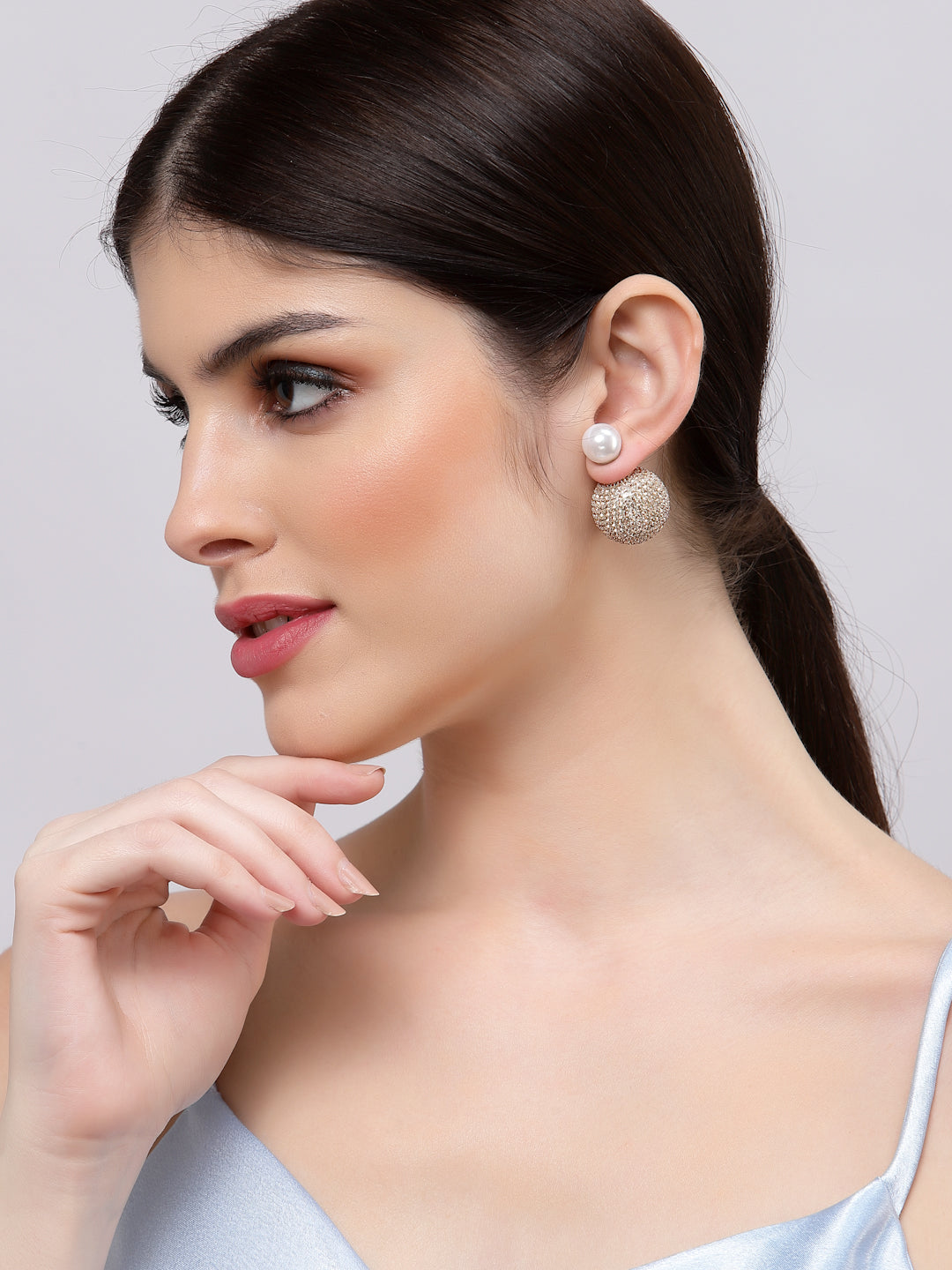Golden Kirakira Dual Studs