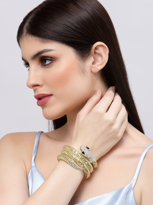 Serpiente Gold Bracelet