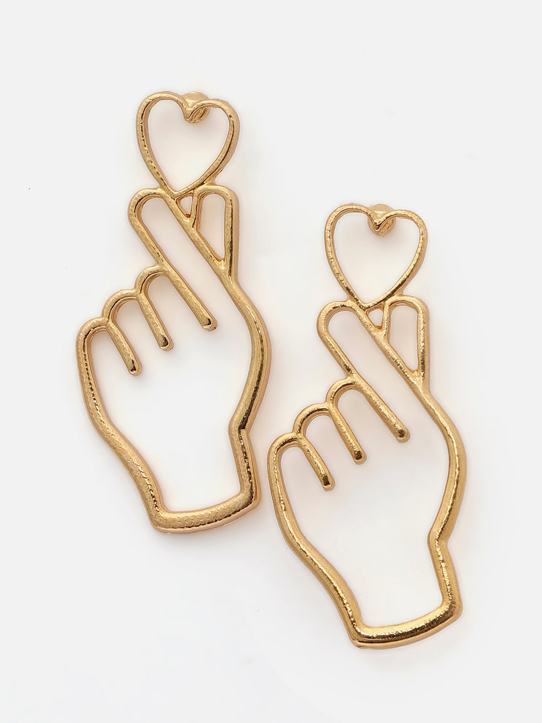Korean Heart Studs