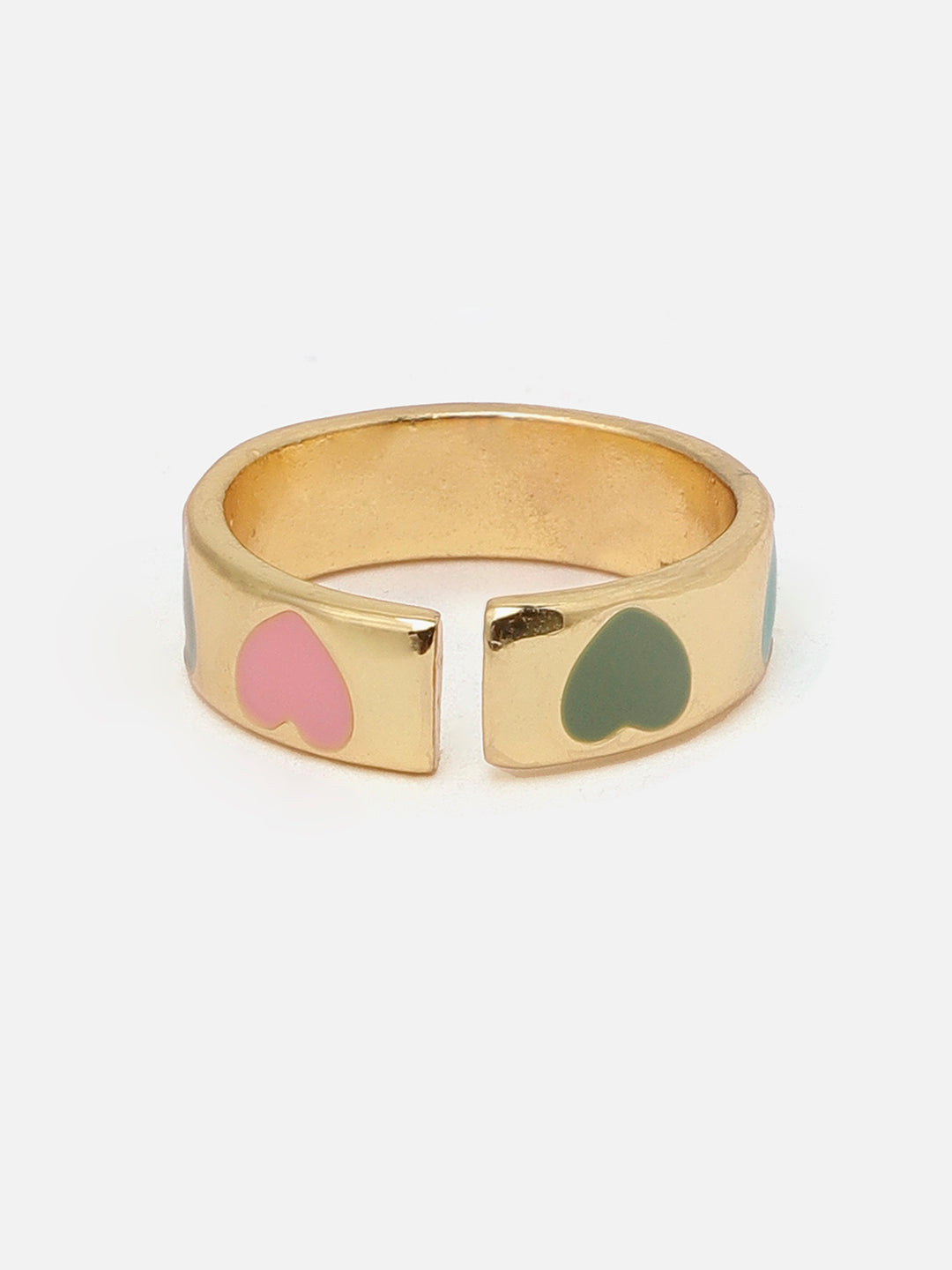 Enamel Heart Ring