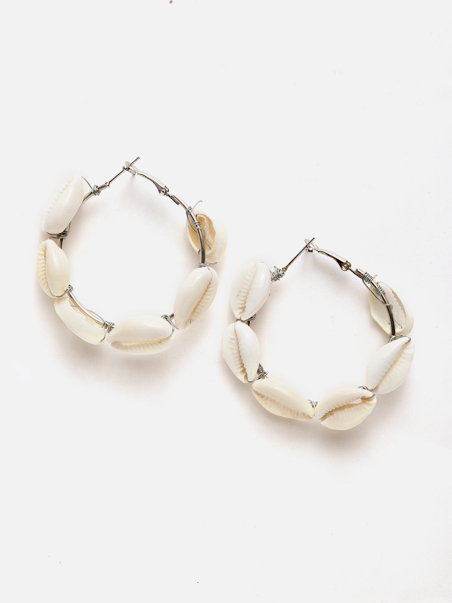 Sea Shell Hoops