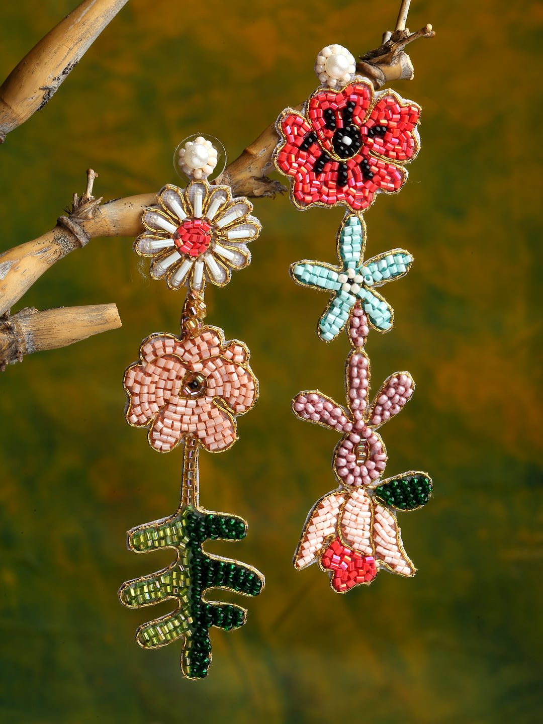 Flora Beaded Earrings
