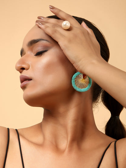Blue Wave Earring