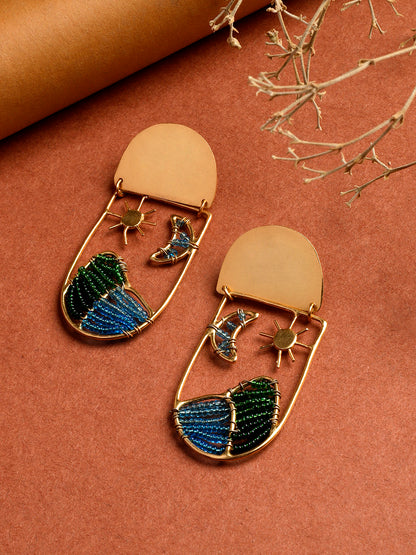 Sun Moon Earrings