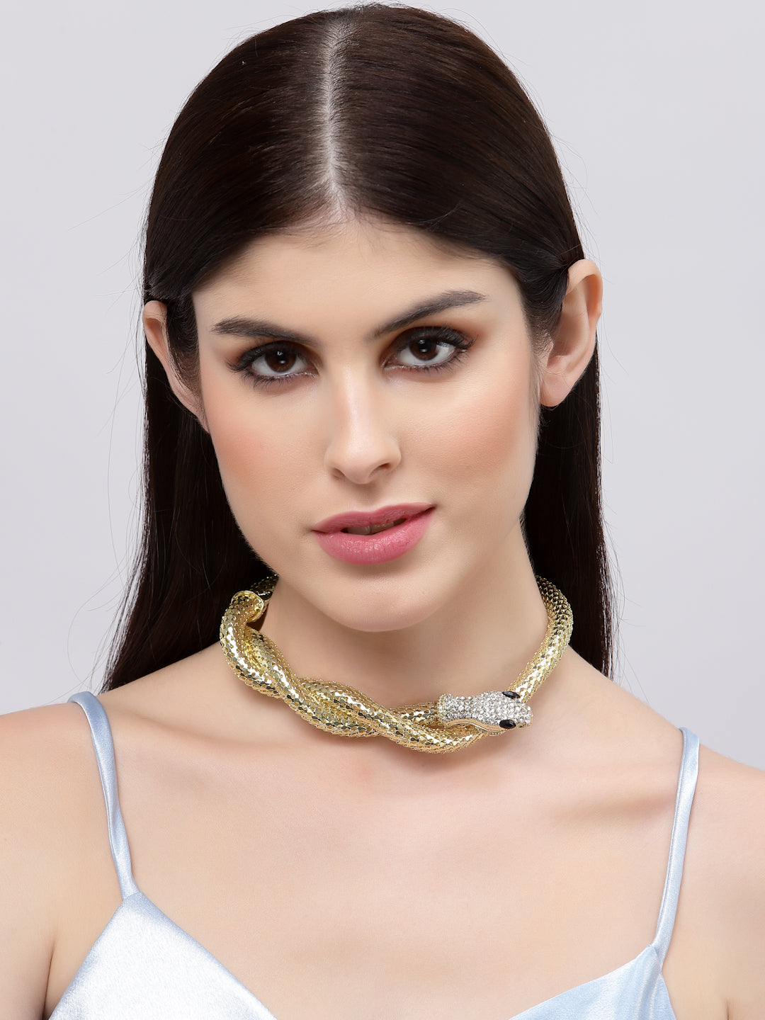 Serpiente Gold Necklace