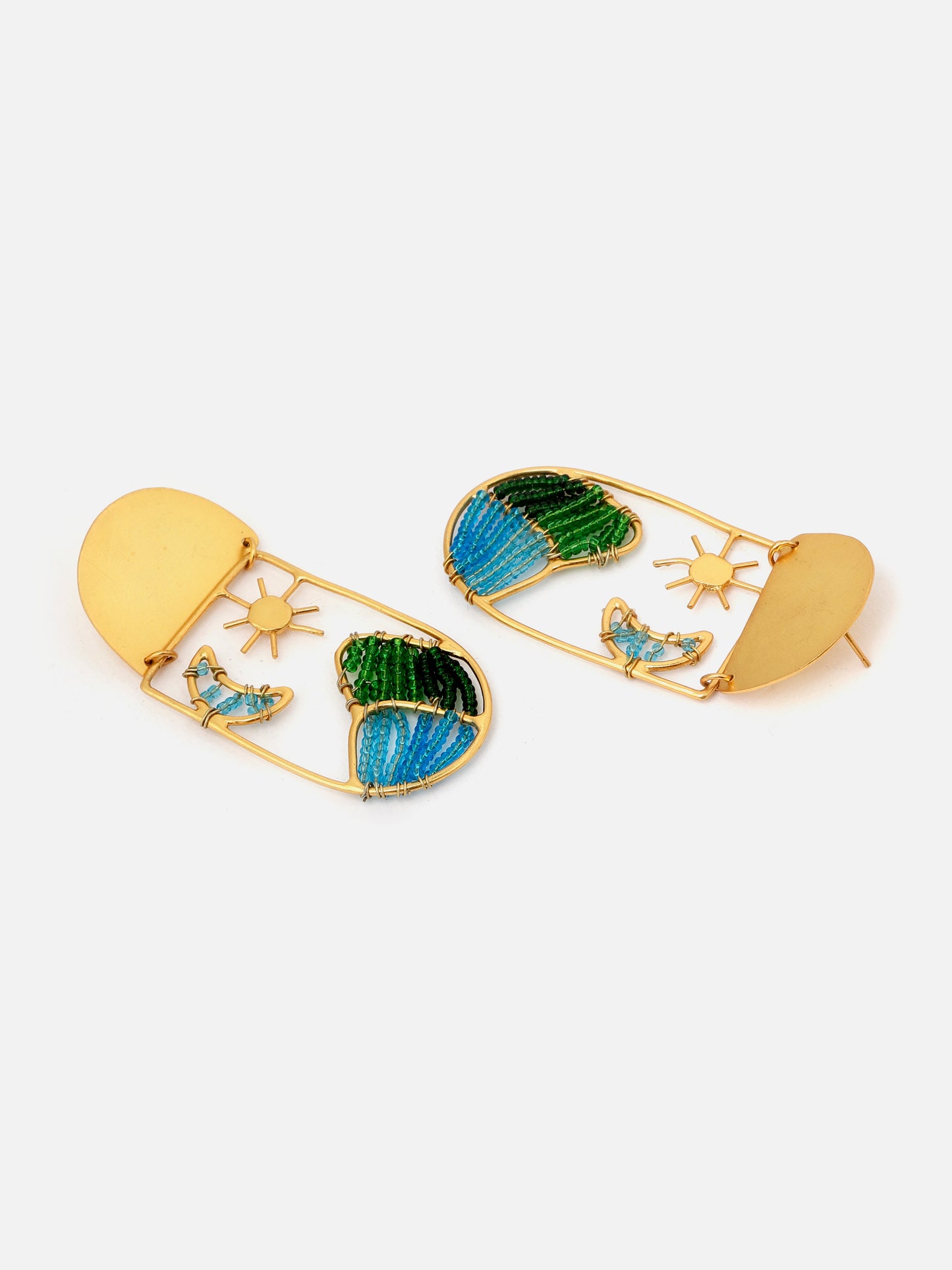 Sun Moon Earrings