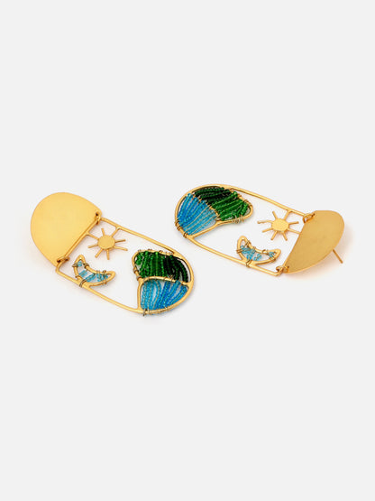 Sun Moon Earrings