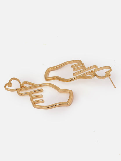 Korean Heart Studs
